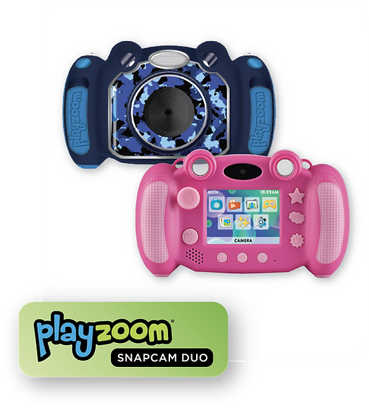 Playzoom SnapCam Duo dual lens children camera for selfie and outdoor action photography